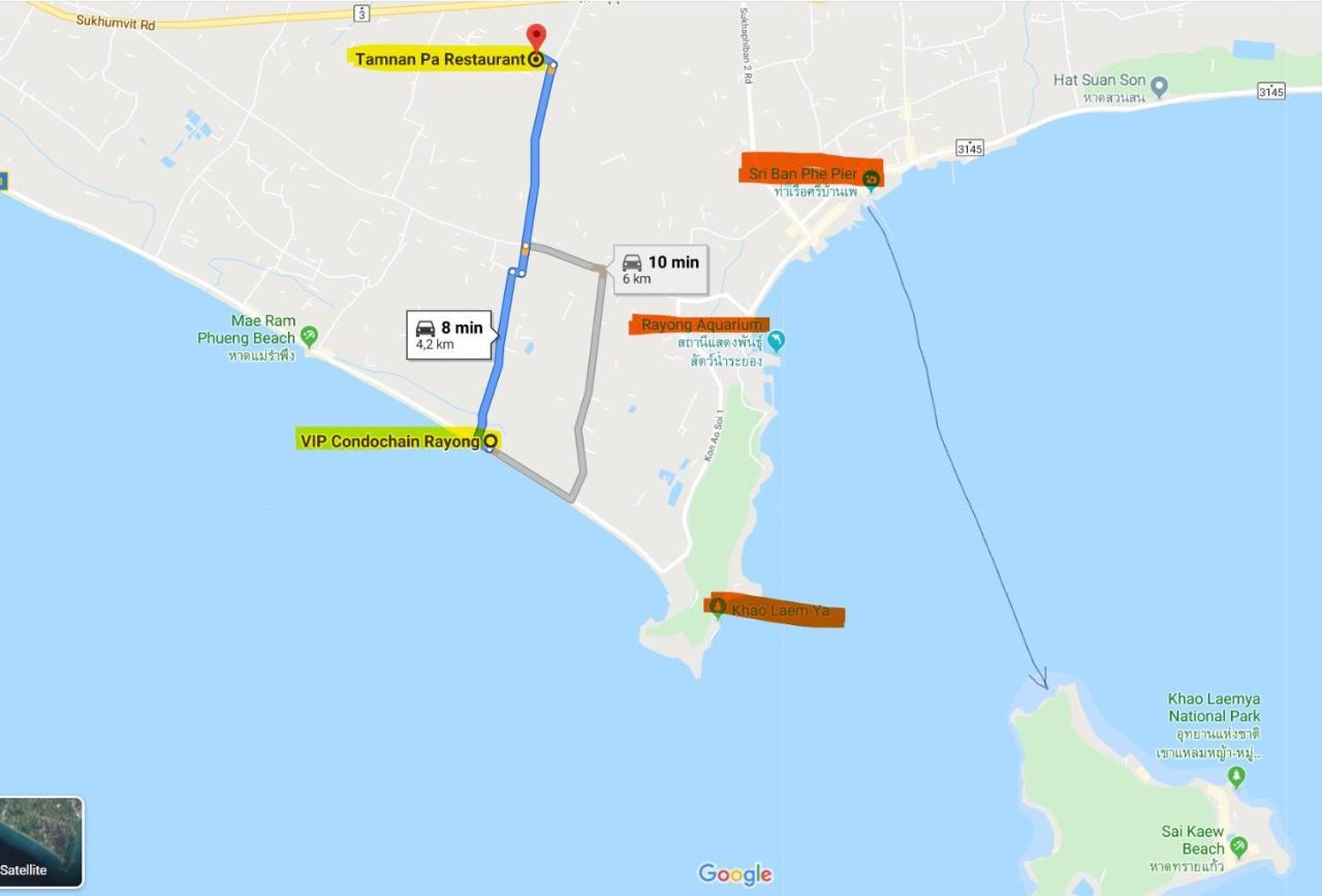 Panorama Sea View Room 245, V.I.P Condo Chain Rayong Ban Phe Zewnętrze zdjęcie